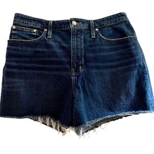 Madewell Curvy High Rise Denim Shorts 32